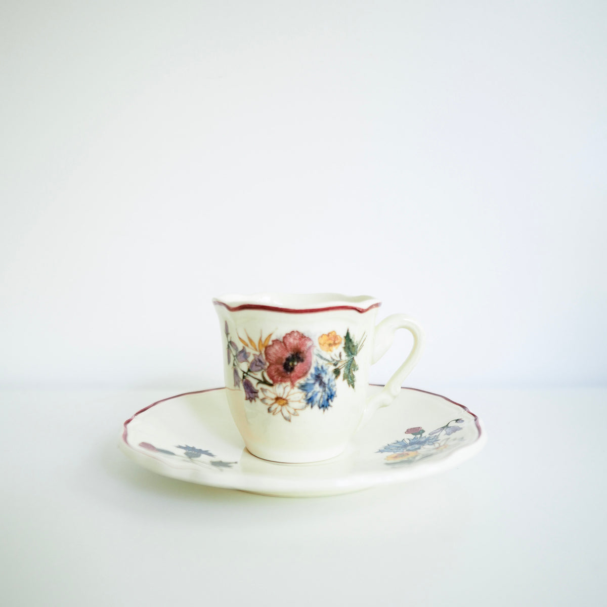 Vintage】Sarreguemines Cup & Saucer | so are we