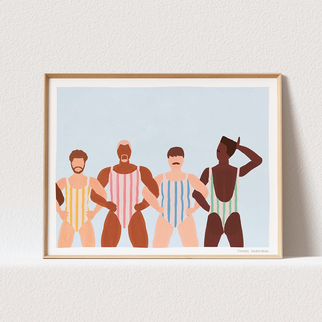 THOMAS GRAVEREAU - POSTER - LES BAIGNEURS | so are we