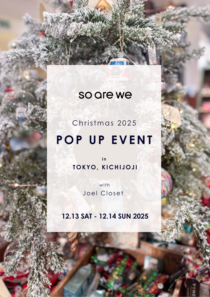12月13日（土）・14日（日）東京・吉祥寺にてクリスマスポップアップを開催！
