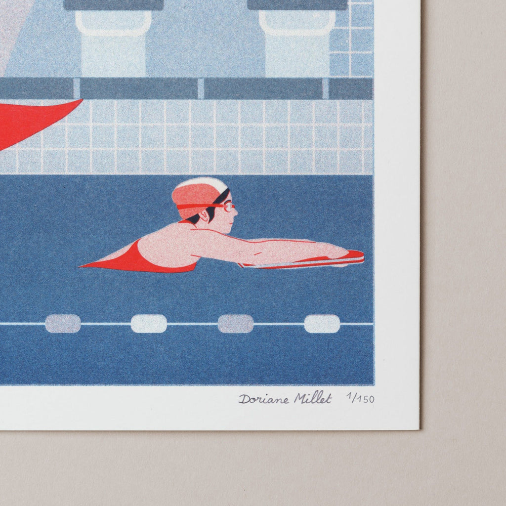 Poster - The Swimmer - A4 size
