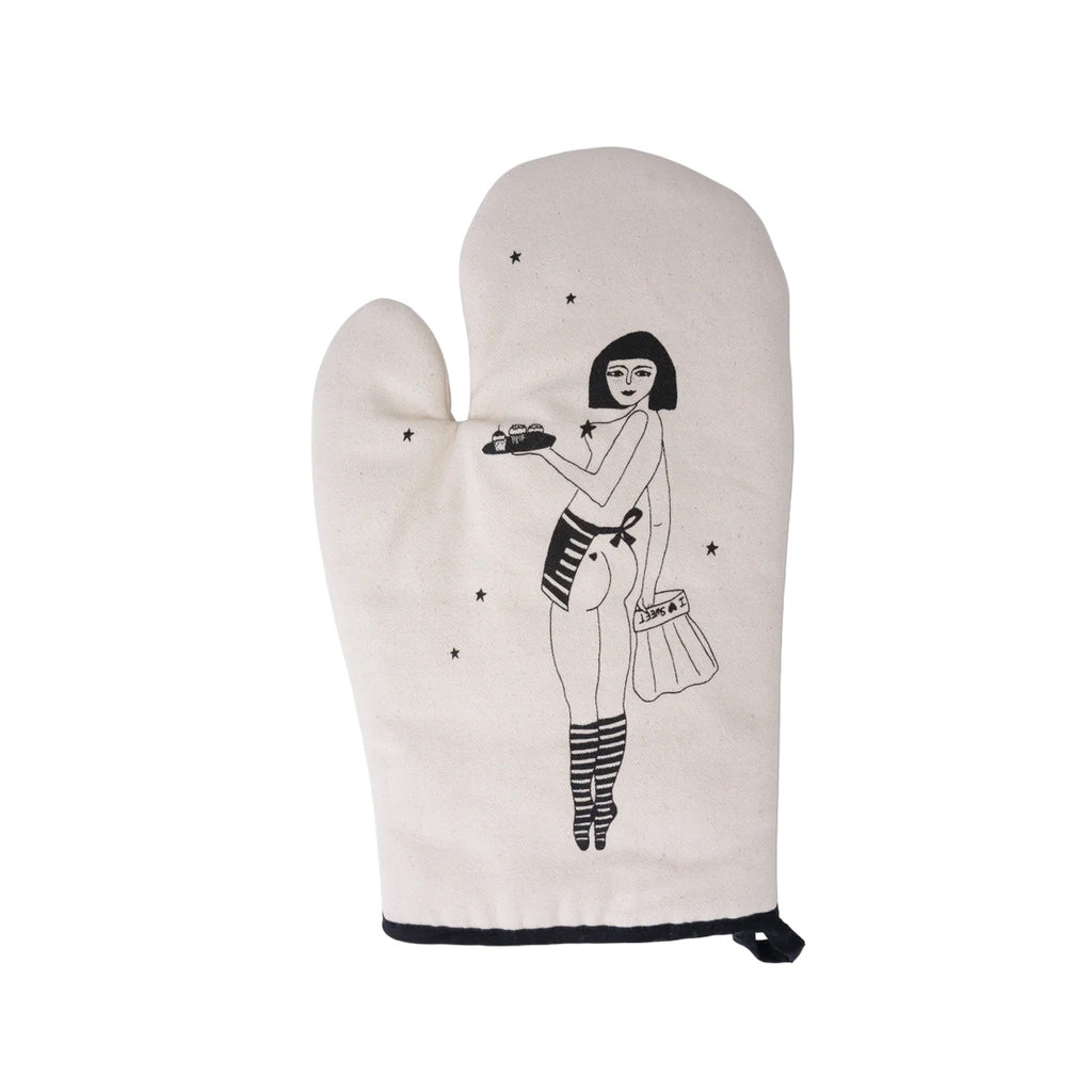 Oven Glove - pin up cake girl - so are we