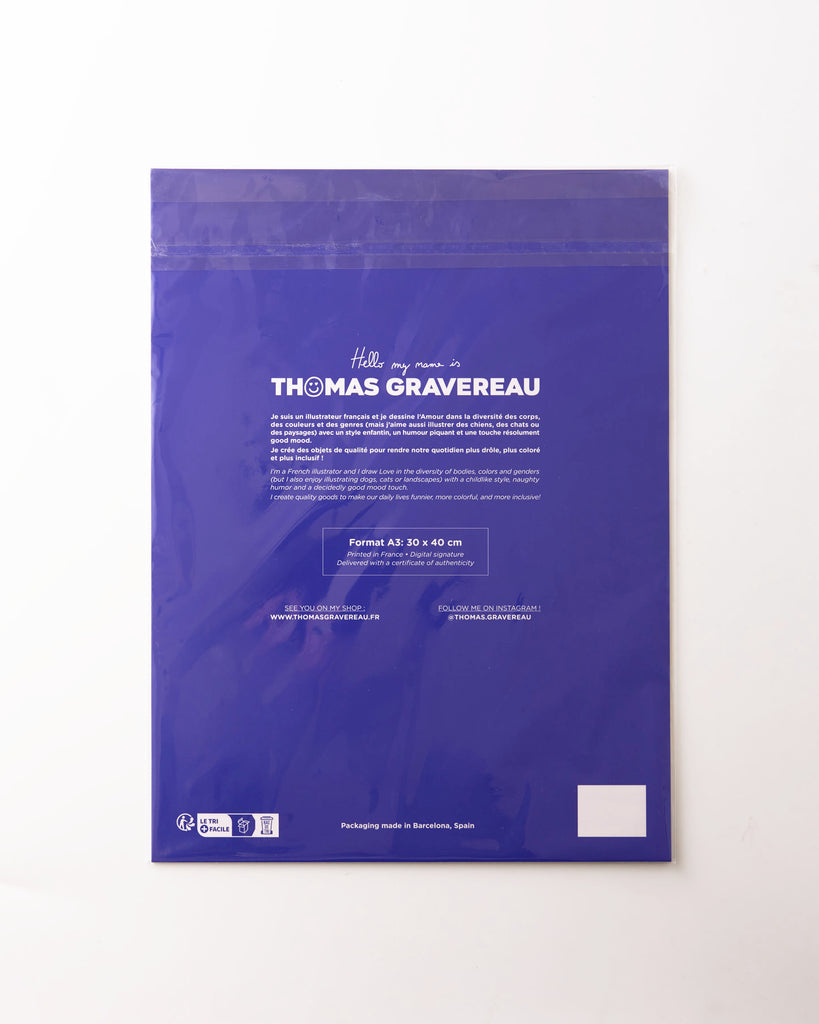 THOMAS GRAVEREAU - POSTER - AUX BACCHANALES×Thomas Gravereau | so