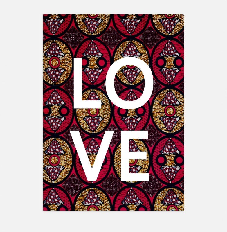 Poster - 30×40 - Oueso Affiches - LOVE