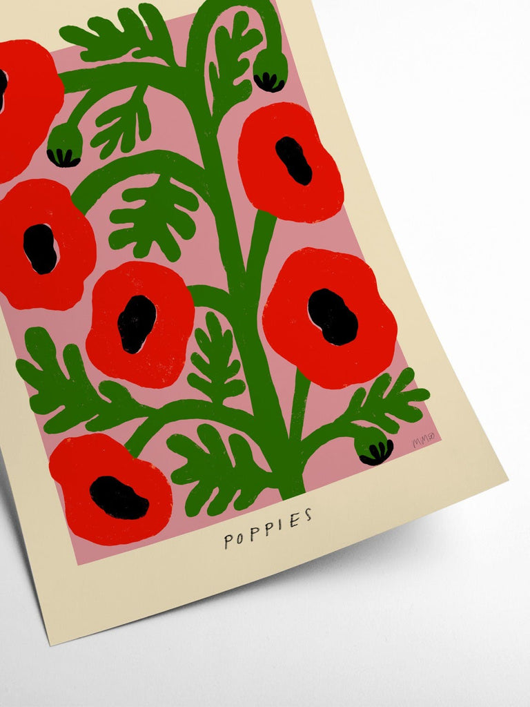 POSTER - Madelen - Poppies（国内発送）