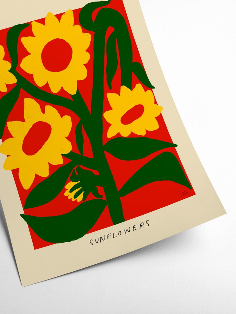 POSTER - Madelen - Sunflowers（国内発送）