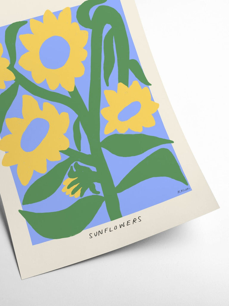 POSTER - Madelen - Sunflowers II（国内発送）