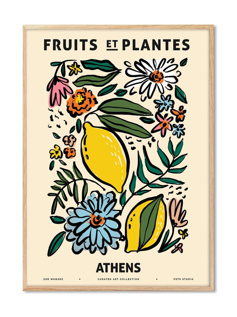 POSTER - Zoe - Fleurs et Plantes - Athens（国内発送）