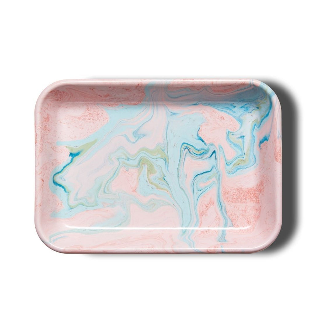 OUTLET / BORNN - NEW MARBLE - Large Baking Dish - Blush Pink - SO ARE WE