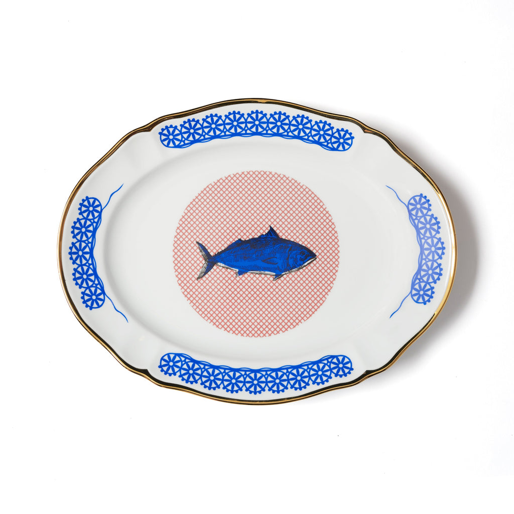 Plate - Bel Paese Oval Tray（Fish）