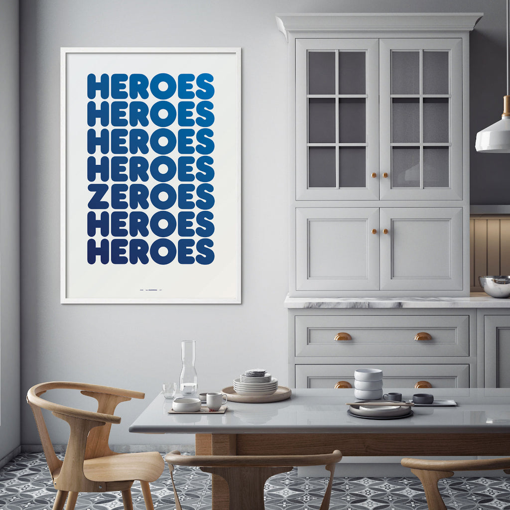 PLTY - Poster - Weightless - Heroes - A3size - SO ARE WE