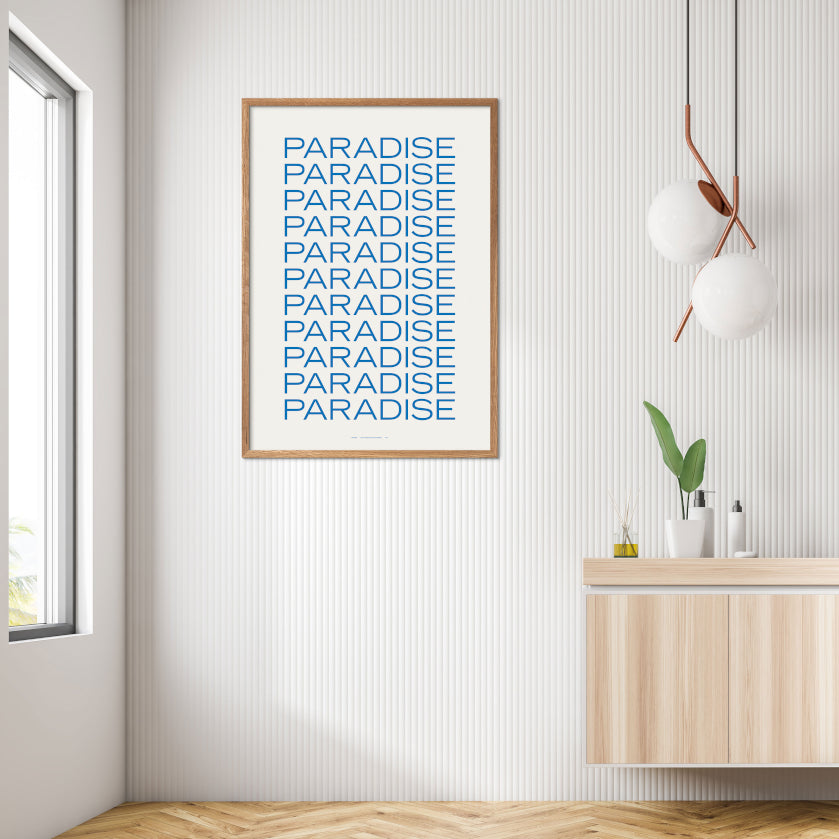 PLTY - Poster - Weightless - Paradise - A3size - SO ARE WE