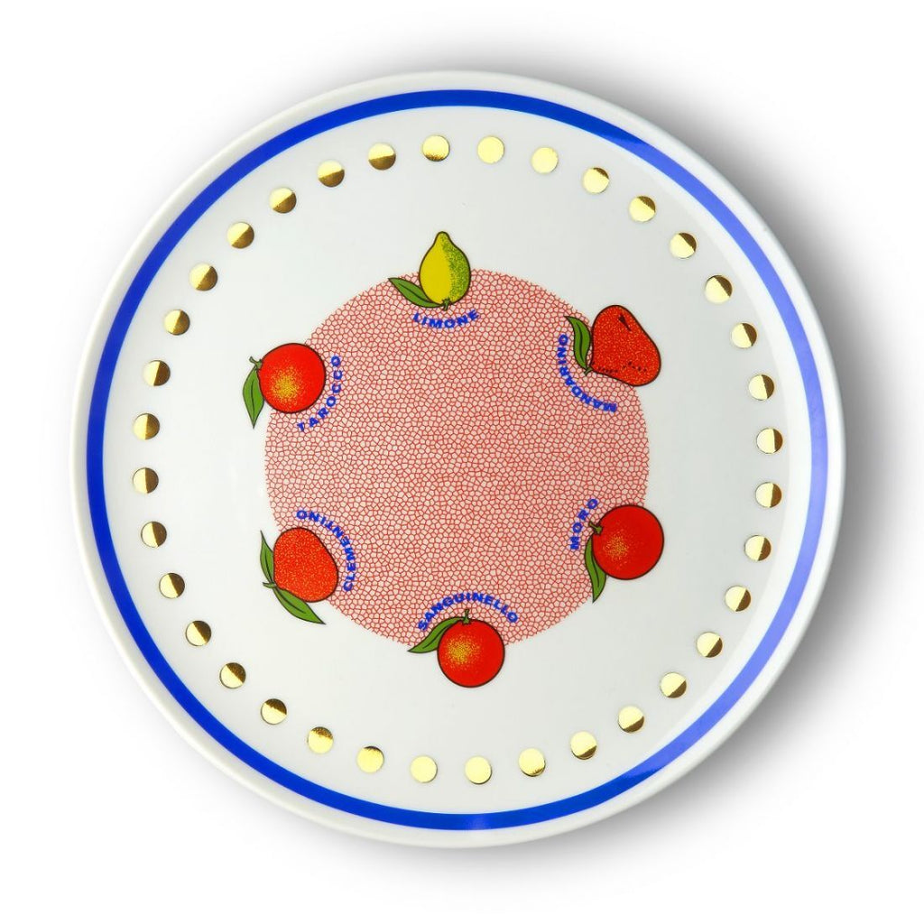 Plate - Bel Paese Round Platter (Citrus Fruits)