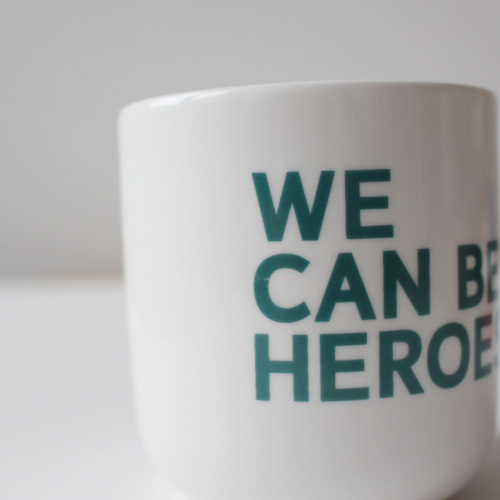 OUTLET / PLTY - Mug - LYRICS（We can be heroes） - SO ARE WE